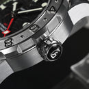 JIANGHUN Watch Deep Challenger JH0202G GMT 自動機械錶 42mm 藍寶石 黑色波浪紋 300M