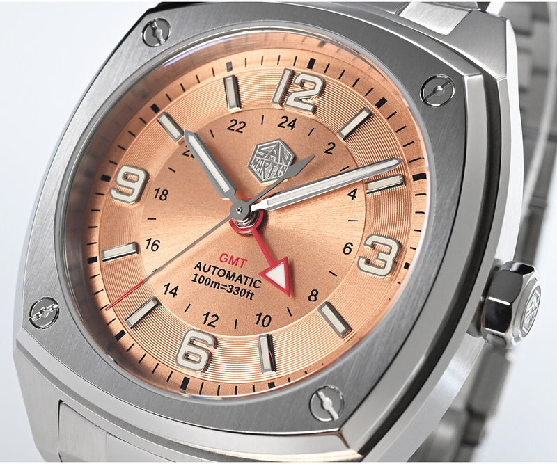 SAN MARTIN SN0026-G-C GMT 機械錶