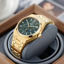 OBLVLO Elegant 3 Sub-dial Sports Watches Stainless Steel Moonphase Automatic Mechanical Watch Luminous Waterproof Watch TM-MUT-GQGS