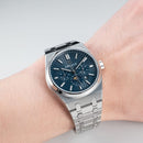 OBLVLO Elegant 3 Sub-dial Sports Watches Stainless Steel Moonphase Automatic Mechanical Watch Luminous Waterproof Watch TM-MUT-YLYS