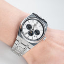 OBLVLO Elegant 3 Sub-dial Sports Watches Stainless Steel Moonphase Automatic Mechanical Watch Luminous Waterproof Watch TM-MUT-YWYS