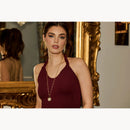 Bulova 97L182 Rubaiyat Pendant Necklace Gold-Tone Limited Edition Women's Watch