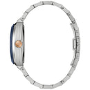Bulova Maquina 98A319 Automatic Blue Skeleton Dial Stainless Steel Men's Watch