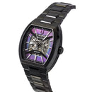 Bulova Maquina 98A320 Automatic Rainbow Skeleton Dial Stainless Steel Men Watch