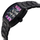 Bulova Maquina 98A320 Automatic Rainbow Skeleton Dial Stainless Steel Men Watch