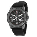 Bulova Marine Star 98B259 Black Dial Date Disp Chronograph Stainless Steel Watch