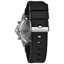 Bulova Marine Star 98B259 Black Dial Date Disp Chronograph Stainless Steel Watch