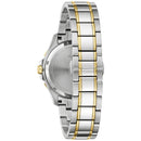 Bulova Marine Star 98P227 White Dial Gold Tone Diamond 10ATM Ladies Quartz Watch