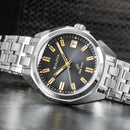 Bulova Classic Jet Star 96B415 Gray Dial Date Display Stainless Steel Watch