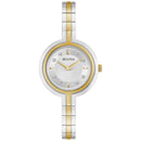 Bulova Rhapsody 98P193 Silver Dial Diamond Accents Stainless Steel Women Watch