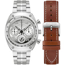 Bulova SHELBY Racer 96K118 Chronograph Silver-Tone Dial Limited Edition Watch