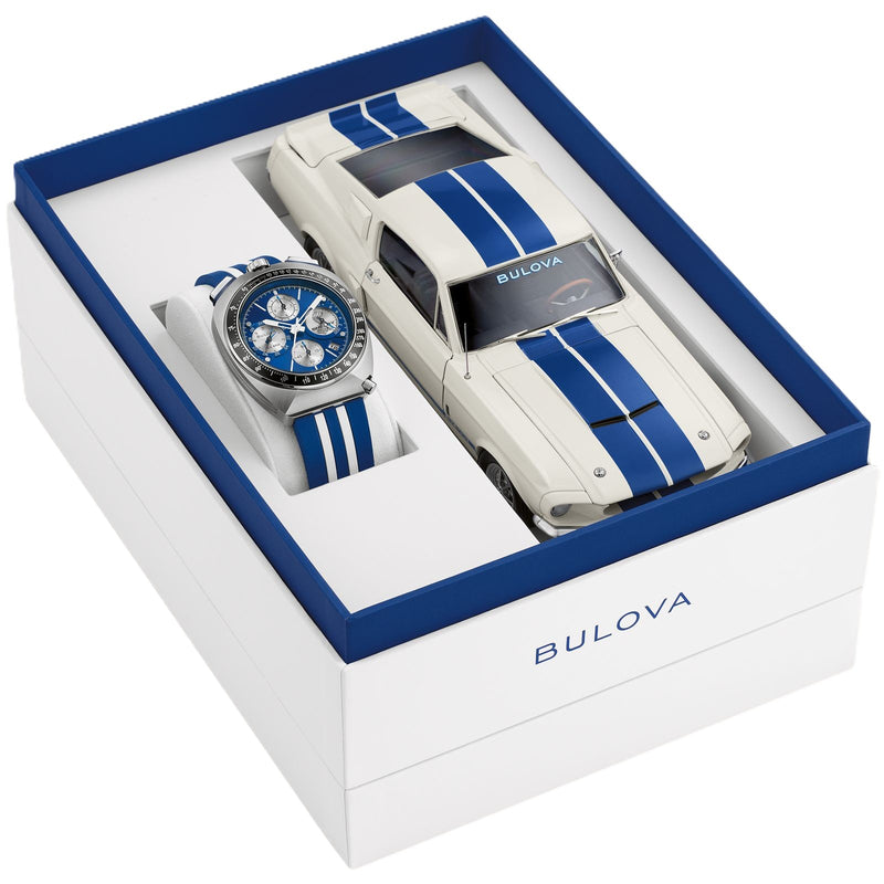 Bulova 98B452 SHELBY Racer 150th anniversary Chronograph Limited Edition Watch