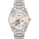 Bulova 98A213 Wilton Automatic Open-Heart Dial Two-Tone Stainless Steel Watch