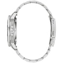 Bulova Marine Star 96B426 Bright White Dial Date Display Stainless Steel Watch