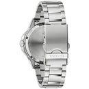 Bulova Marine Star 96B426 Bright White Dial Date Display Stainless Steel Watch