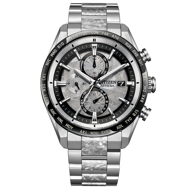 CITIZEN ATTESA Platinum Shine AT8284-61A Global Radio Titanium 超級鈦金屬 光動能 Watch Ltd 2500 pc 限量2500隻