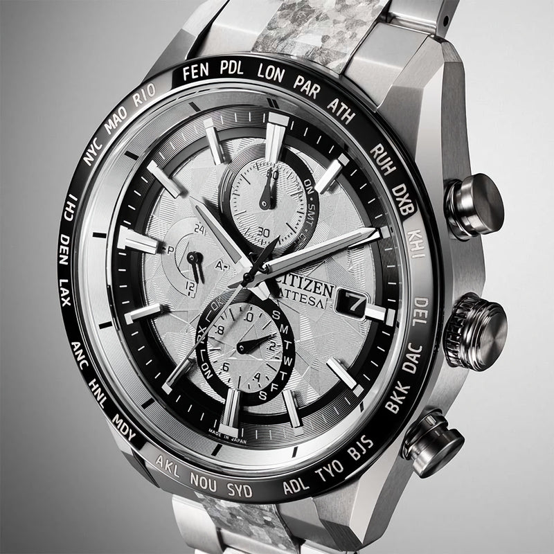 CITIZEN ATTESA Platinum Shine AT8284-61A Global Radio Titanium 超級鈦金屬 光動能 Watch Ltd 2500 pc 限量2500隻