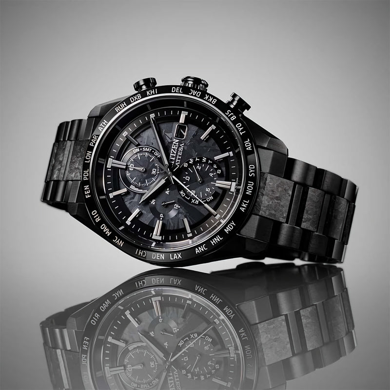 CITIZEN ATTESA AT8287-62E HAKUTO-R Black Dial Super Titanium Watch LIMITED 2900