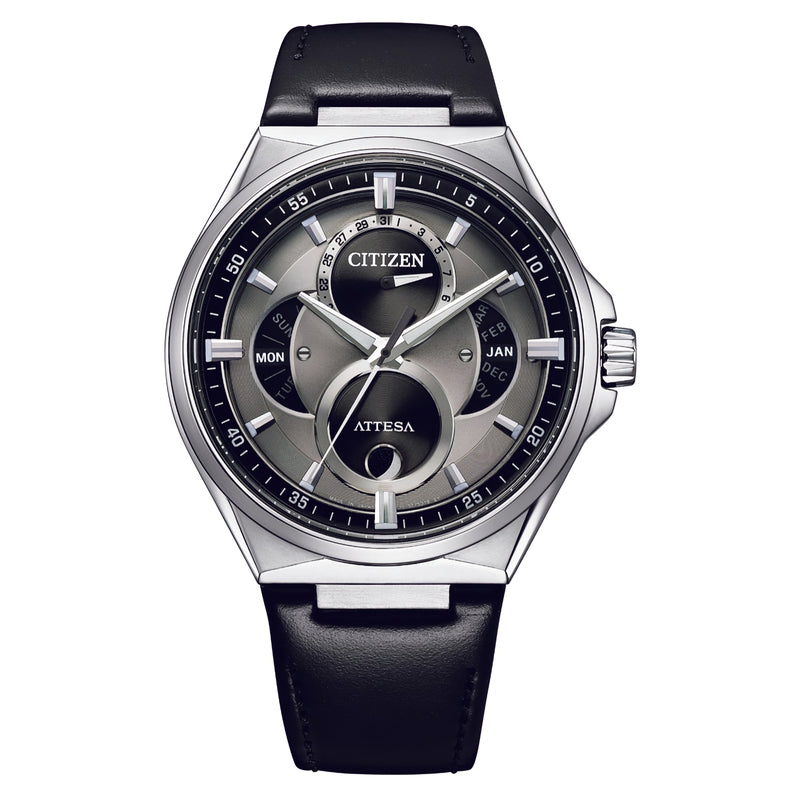 CITIZEN ATTESA BU0060-09H Eco-Drive Triple Calendar Titanium Men's Watch JAPAN