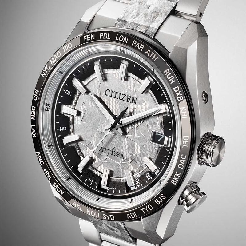 CITIZEN ATTESA Platinum Shine CB0284-66A Global Radio Titanium 超級鈦金屬 光動能 Watch Ltd 1400 pc 限量1400隻