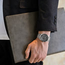 CITIZEN ATTESA CB3044-55E ACT Line Eco-Drive Black Dial Titanium Radio Men Watch