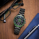 CITIZEN ATTESA Green Flash CC4084-83Z Chronograph Titanium Watch Ltd 1500 pcs