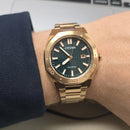 CITIZEN Eco-Drive BM7633-81X Green Dial Gold-Tone Stainless Steel 10ATM Watch