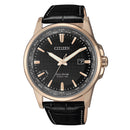 CITIZEN Eco-Drive BX1008-12E World Time Perpetual Leather Strap Watch WARRANTY