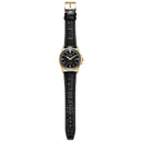 CITIZEN Eco-Drive BX1008-12E World Time Perpetual Leather Strap Watch WARRANTY