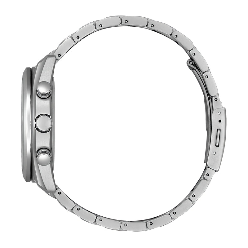 CITIZEN Eco-Drive BY1010-81H Radio-Controlled Moon Phase Display Titanium Watch