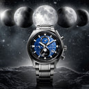 CITIZEN Eco-Drive BY1010-81L Radio-Controlled Moon Phase Display Titanium Watch