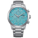CITIZEN Eco-Drive CA0748-80L Blue Dial Date Display Chronograph 100M Men's Watch