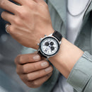 CITIZEN CA4500-32A Eco-Drive White Dial Date Display Chronograph Men's Watch
