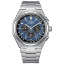 CITIZEN Zenshin CA4610-85L Eco-Drive Blue Dial Chronograph Titanium Men's Watch