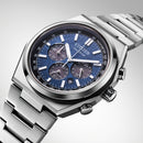 CITIZEN Zenshin CA4610-85L Eco-Drive Blue Dial Chronograph Titanium Men's Watch