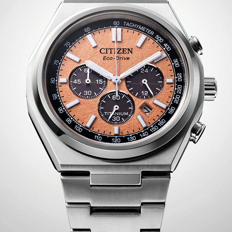 CITIZEN Zenshin CA4610-85A CA4610-85M CA4610-85Z Eco-Drive 光動能 鈦金屬Titanium 42.5mm Chronograph計時碼錶