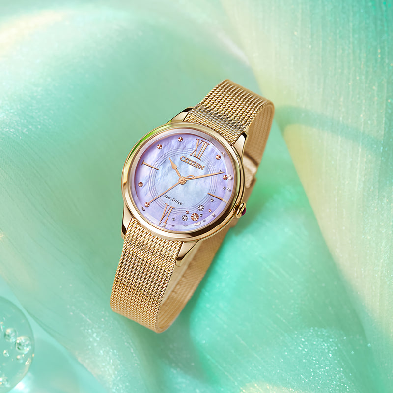 CITIZEN EM0817-85Y Yuzuru Hanyu Eco-Drive Mother of Pearl Dial Limited Watch
