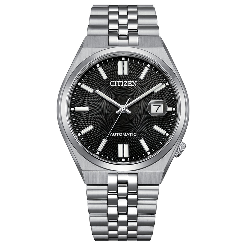 Citizen NK0020-55E Tsuyosa 40 mm Automatic Black Dial Date Display Men's Watch