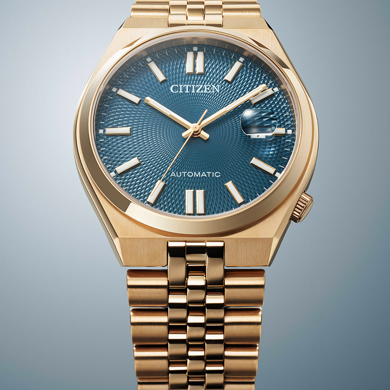 Citizen NK0023-57L Tsuyosa 40 mm Automatic Blue Dial Date Display Men's Watch
