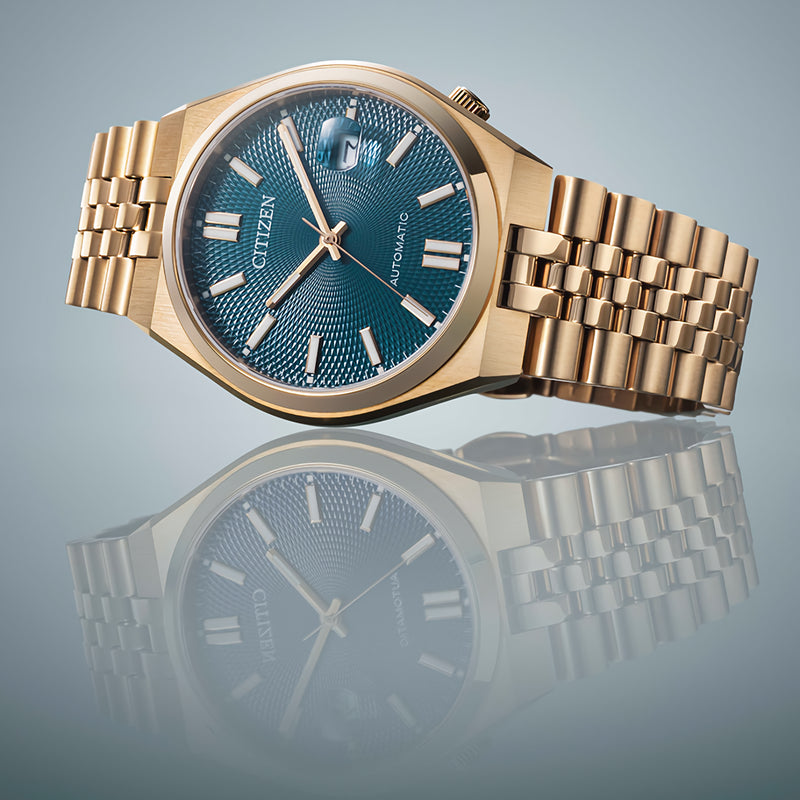 Citizen NK0023-57L Tsuyosa 40 mm Automatic Blue Dial Date Display Men's Watch