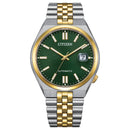 Citizen NK0024-54X Tsuyosa 40 mm Automatic Green Dial Date Display Men's Watch