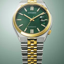Citizen NK0024-54X Tsuyosa 40 mm Automatic Green Dial Date Display Men's Watch
