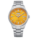 CITIZEN C7 NH8391-51Z Mechanical Automatic Yellow Dial Stainless Steel Men Watch