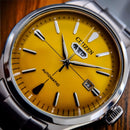 CITIZEN C7 NH8391-51Z Mechanical Automatic Yellow Dial Stainless Steel Men Watch