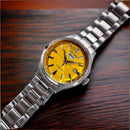 CITIZEN C7 NH8391-51Z Mechanical Automatic Yellow Dial Stainless Steel Men Watch