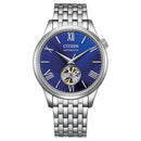 CITIZEN NH9138-82L Automatic Blue Dial Open Heart Stainless Steel Men's Watch