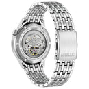 CITIZEN NH9138-82L Automatic Blue Dial Open Heart Stainless Steel Men's Watch