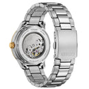 Citizen NJ0196-80X Automatic Green Dial Date Display Stainless Steel Men's Watch