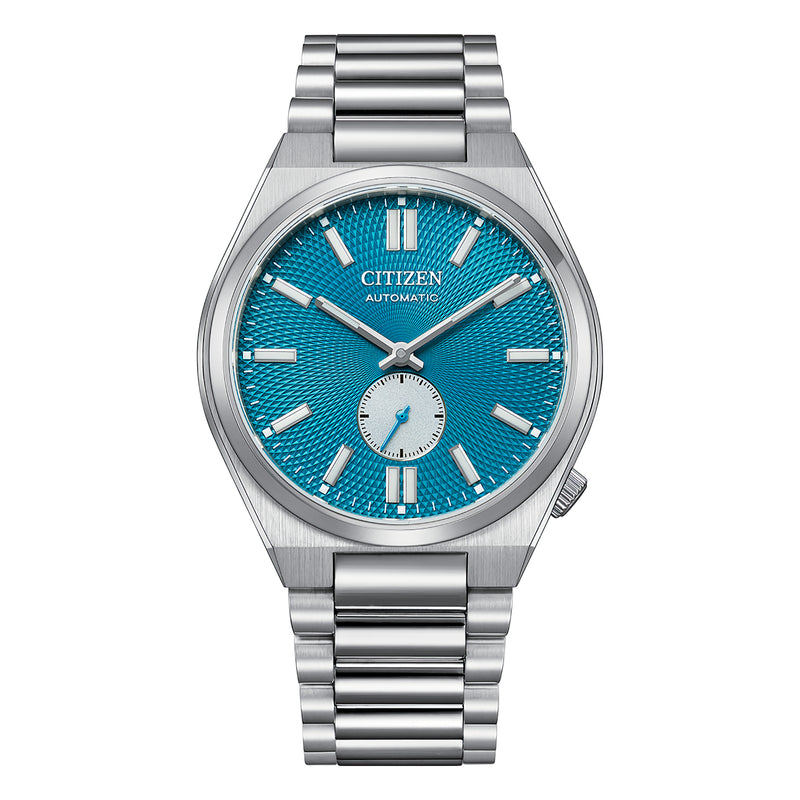 Citizen NK5010-01H | NK5010-51L  Tsuyosa Small Second Automatic Gray Dial | Blue Dial Leather Strap | Stainless Steel