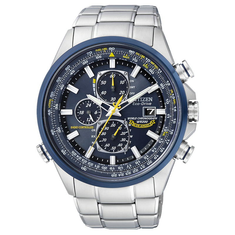 CITIZEN PROMASTER SKY Blue Angels AT8020-54L Chronograph Blue Dial Men's Watch